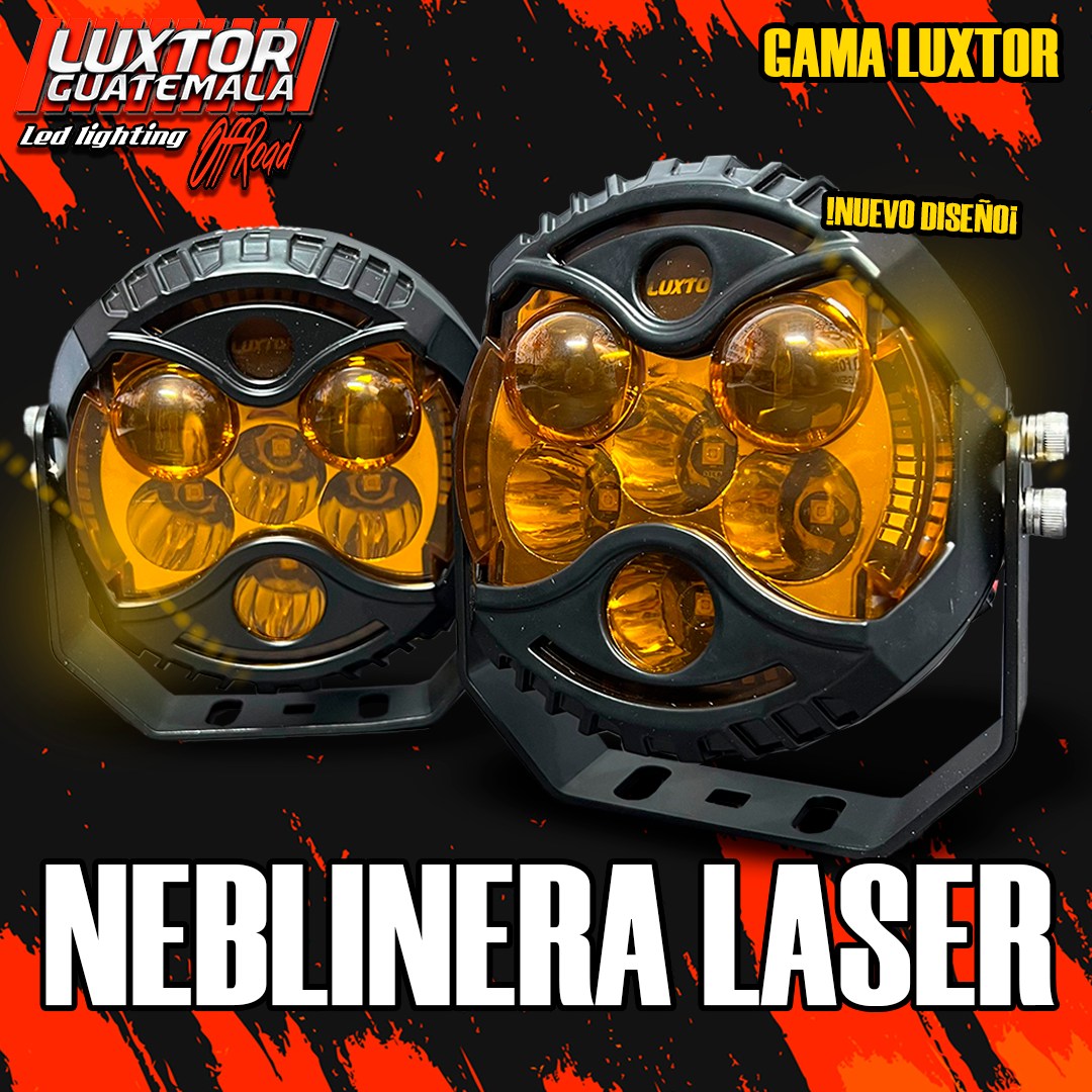Neblinera Láser Luxtor Amarilla 5.5 Pulgadas