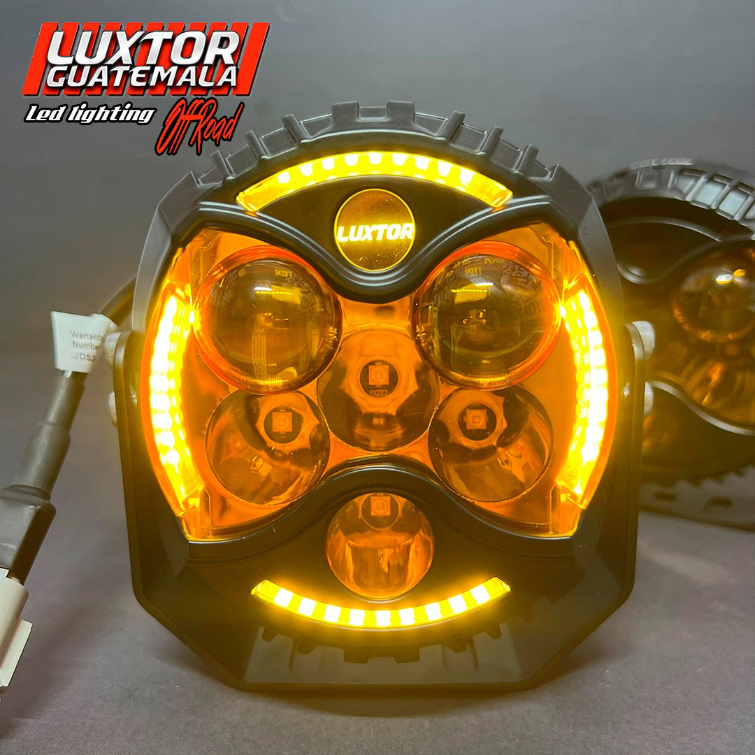 Neblinera Láser Luxtor Amarilla 5.5 Pulgadas