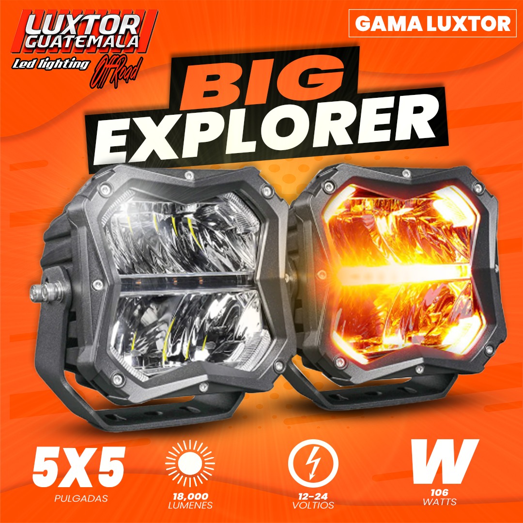 Neblinera Luxtor 5x5 Big Explorer