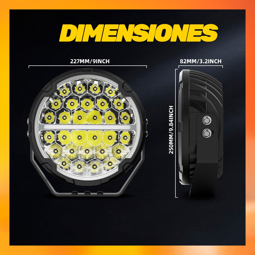Neblinera 30 Leds Osram® Luxtor