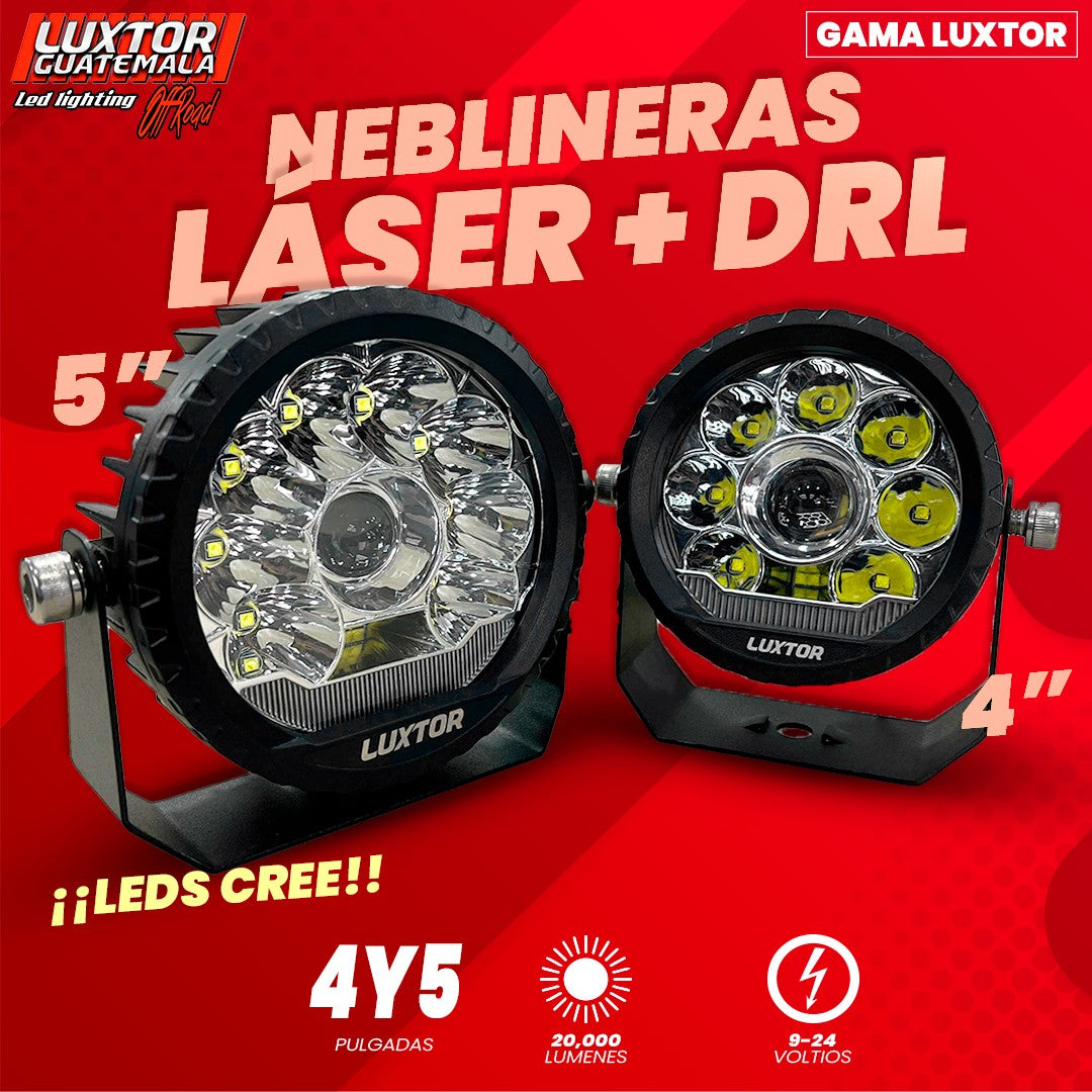 Neblineras Luxtor Láser con DRL
