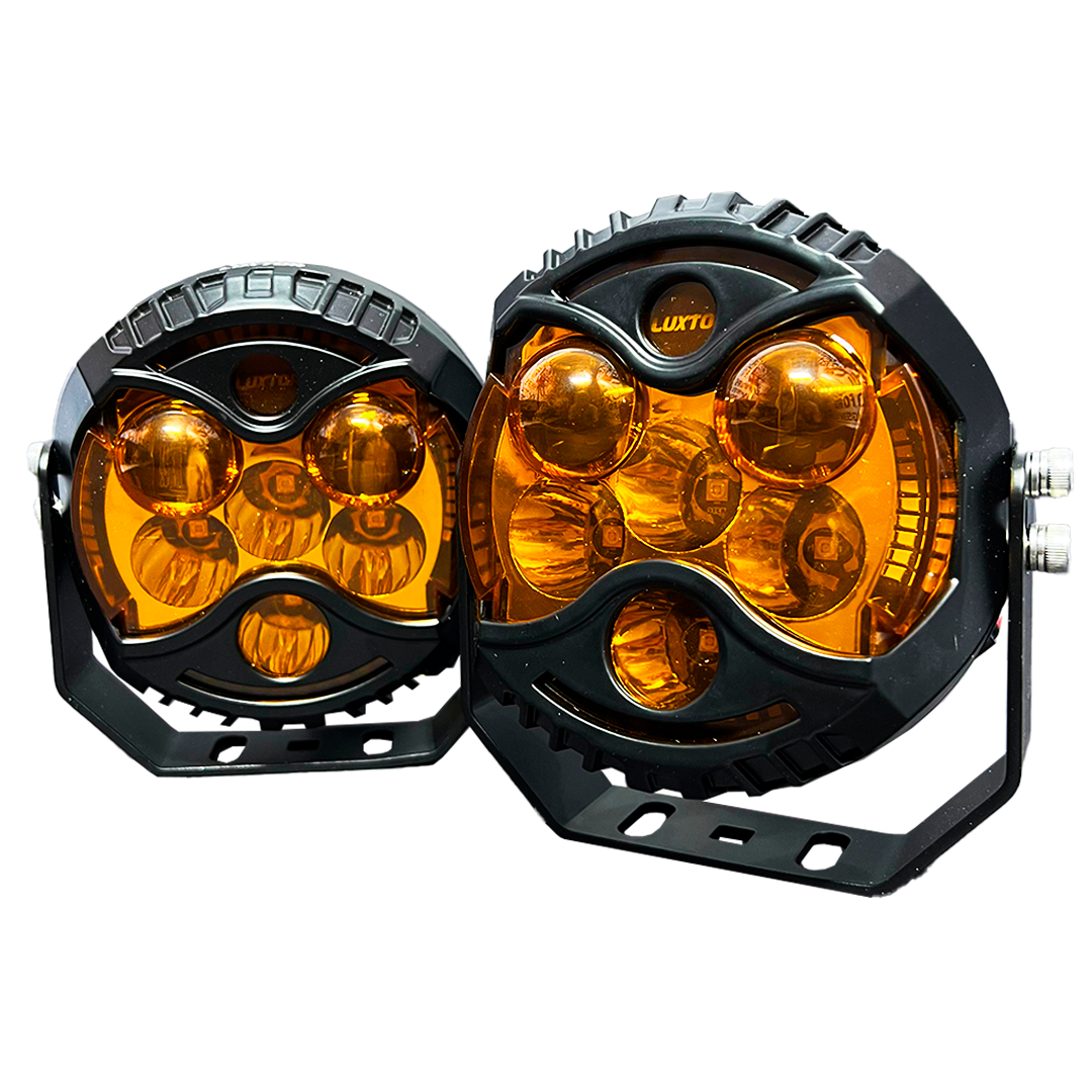 Neblinera Láser Luxtor Amarilla 5.5 Pulgadas