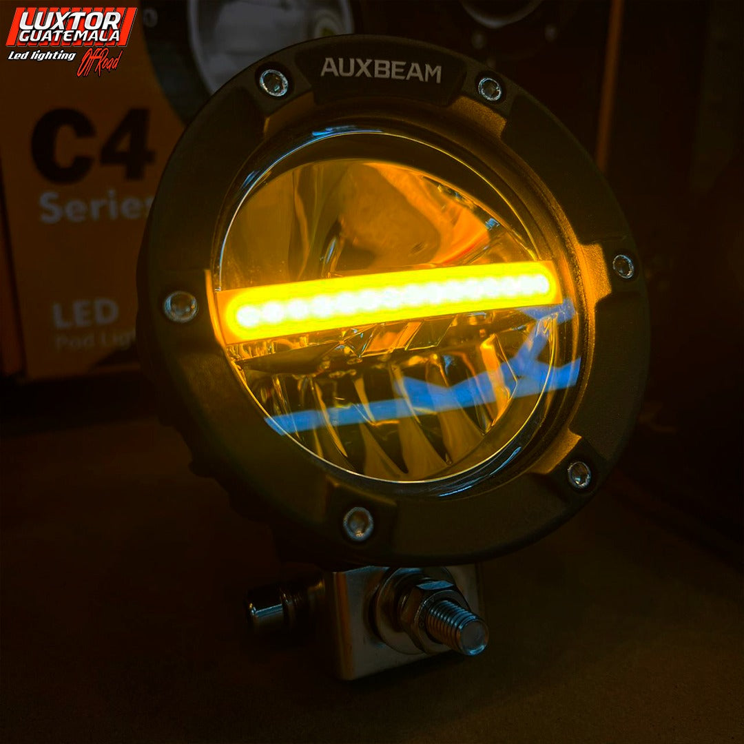 Auxbeam® C4 Redondas 4” con DRL