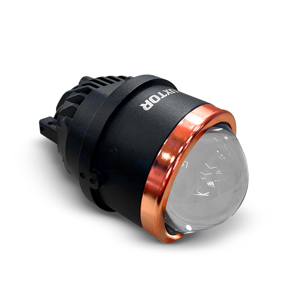 Neblinera Proyector con Bisel Dorado 3 Pulgadas Amarilla