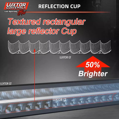 Barra LED Luxtor® 22" con DRL Ámbar y Blanco