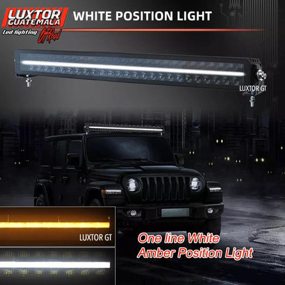 Barra LED Luxtor® 22" con DRL Ámbar y Blanco