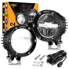 Auxbeam® C4 Redondas 4” con DRL