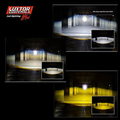 Neblineras PROYECTOR LED Luxtor TRI-COLOR” – triple punto láser