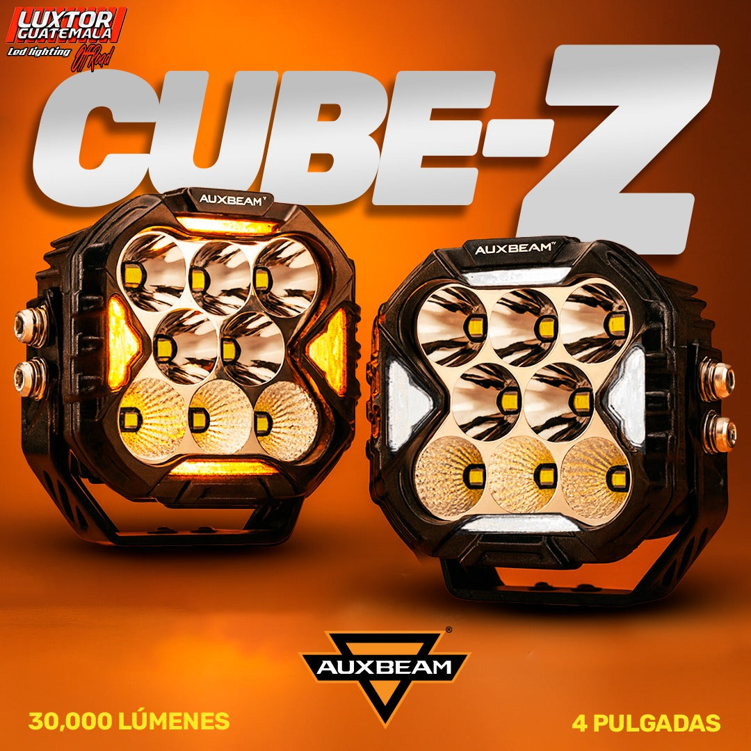 Auxbeam® Cube Z 4" Pulgadas con DRL