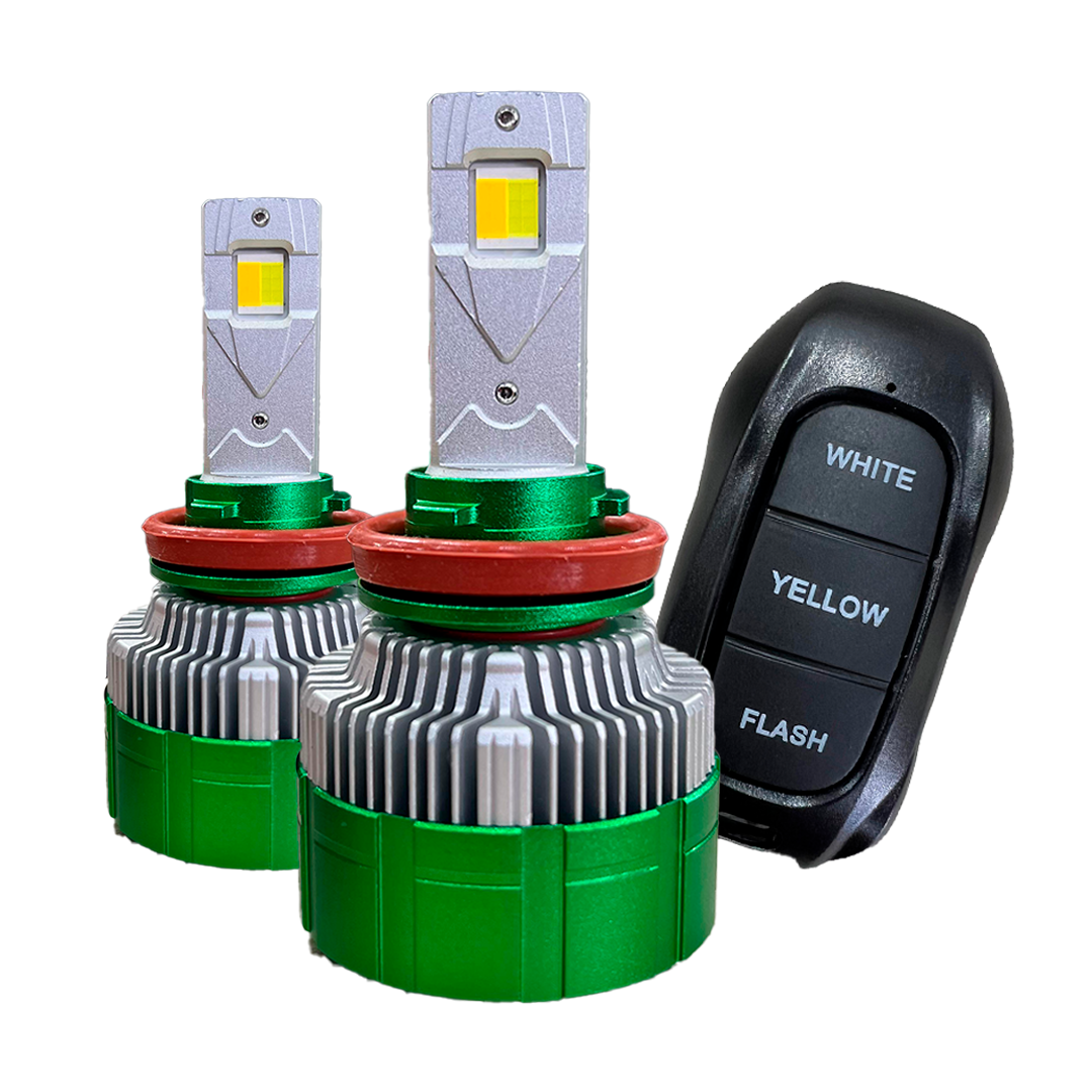 Bombillas Led Luxtor H11 K14 Dual Color