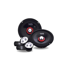 Kit de medios Krack Audio 200W  de 6" Pulgadas + Twitters