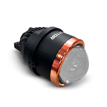 Neblineras Proyector con Bisel Dorado de 3 Pulgadas Tricolor